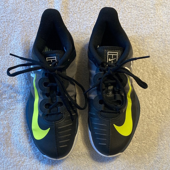 Nike Shoes - Nike Tennis Naomi Osaka Black and Neon Yellow Tennis Shoes